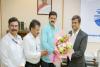 Hon. Rahul Rekhawar (I.A.S.) has taken charge as Member Secretary of the Maharashtra Pollution Control Board at the Board's headquarters. On this occasion, he was welcomed by the Acting Member Secretary, Mr. Abhay Pimparkar. Joint Director Mr. Jagannath Salunkhe and Administrative Officer Mr. Pramod Nandgaonkar were also present